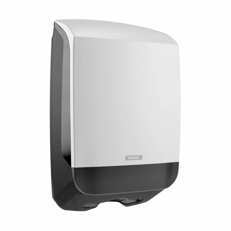 Dispenser Katrin t/håndklædeark hvid