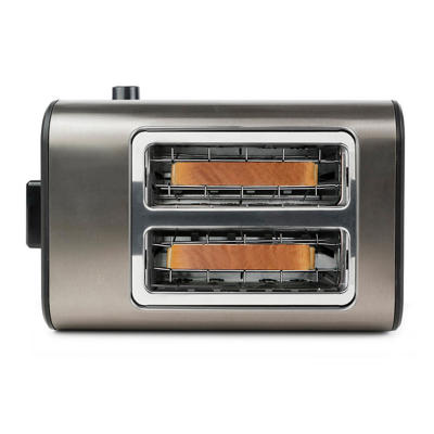 Brødrister Black-Decker 2-skiver børstet stål