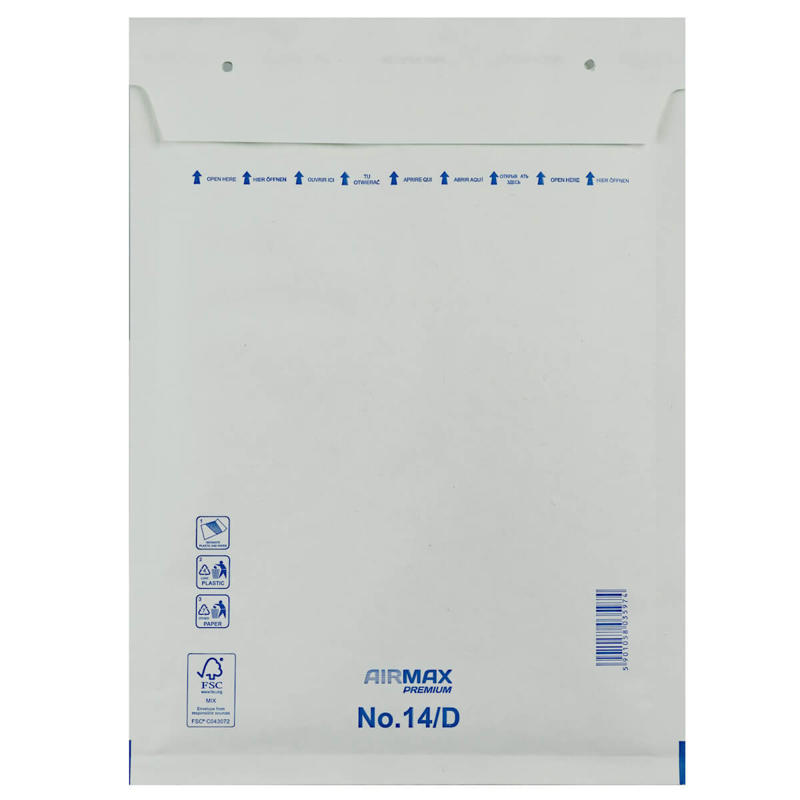 Boblepose Airmax 14/D W4 hvid 200x275mm 100stk/pk