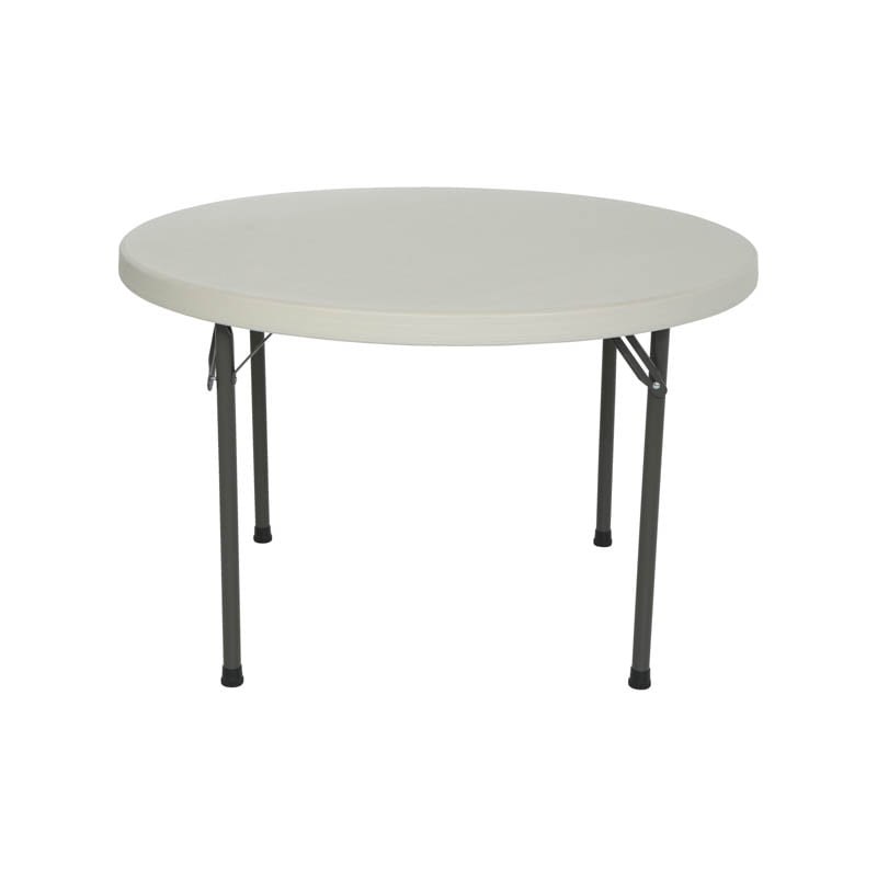 Klapbord LifeTime rund Ø118 offwhite