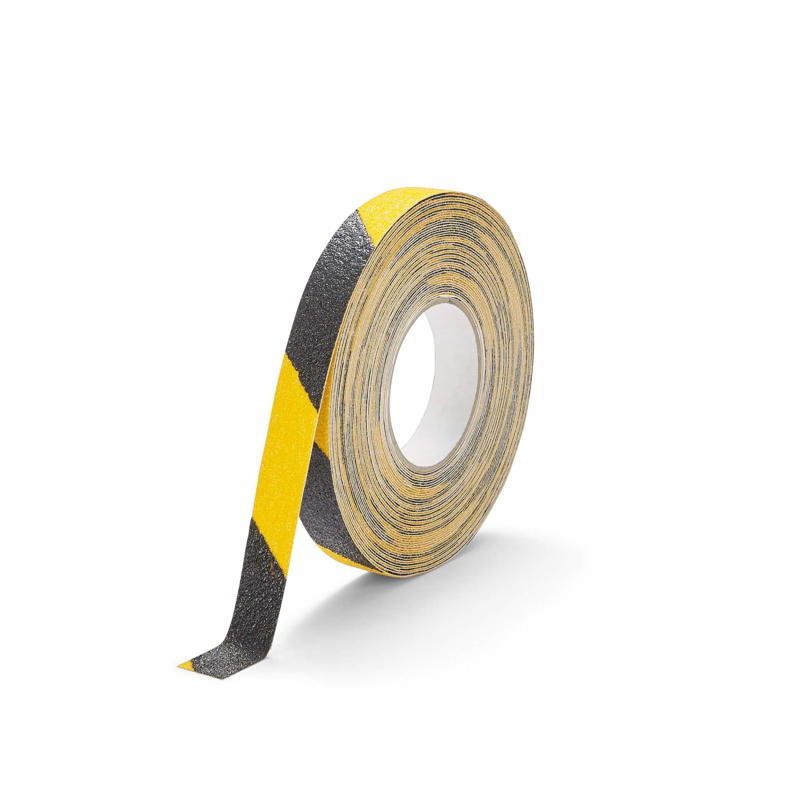 Tape Duraline Grip+ Color skridsikker 25mmx15m sort/gul