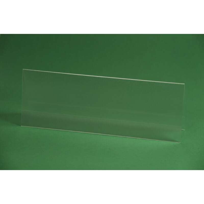 Bordskilt klar plast 300x105 mm A4 0,4 my