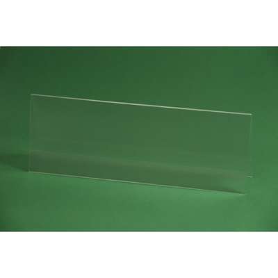 Bordskilt klar plast 300x105 mm A4 0,4 my