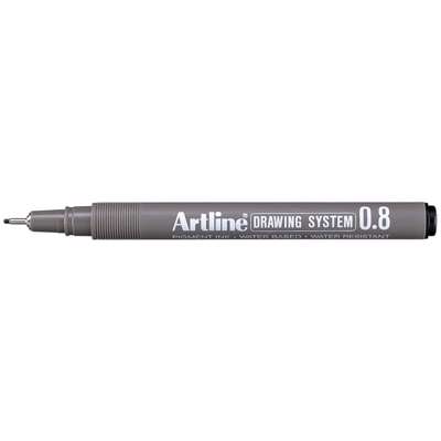 Fineliner Artline EK238 0,8mm sort