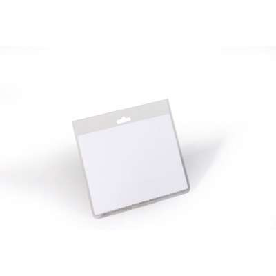 Kortholder u/clip 60x90mm 20stk/pak transparent