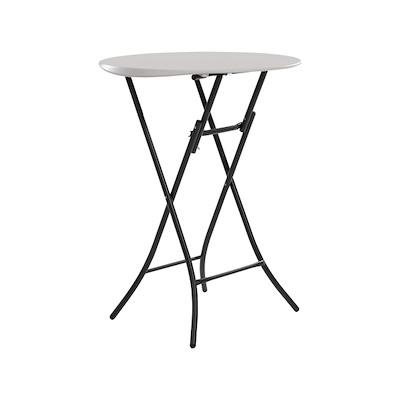 Cafebord LifeTime rund Ø84 højde 110 hvid