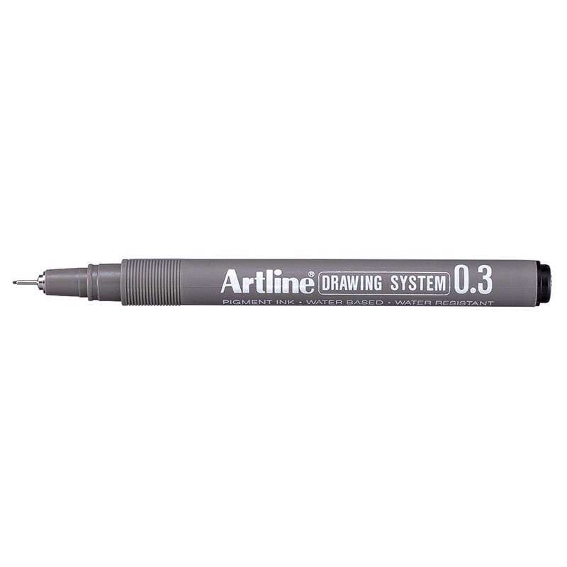 Fineliner Artline EK233 0,3mm sort