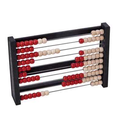 Kugleramme Linex stor m/100 kugler recycle træ 25X17X4,5cm