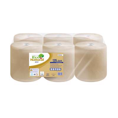 Aftørringspapir Lucart T3 2-lags Midi 135mx21cm Ø20cm /6