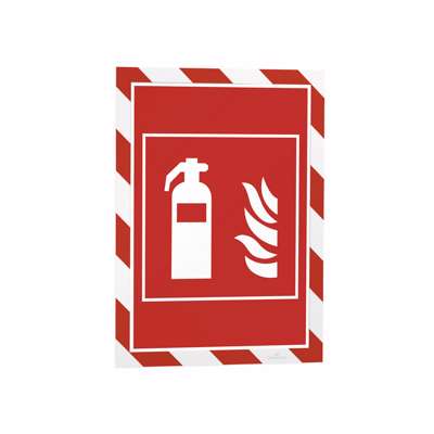 Inforamme Duraframe A4 magn/selvkl. rød/hvid pk./5