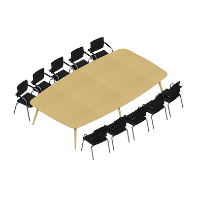 Konferencebord Dencon XL 1903 360x200 HPL eg/eg