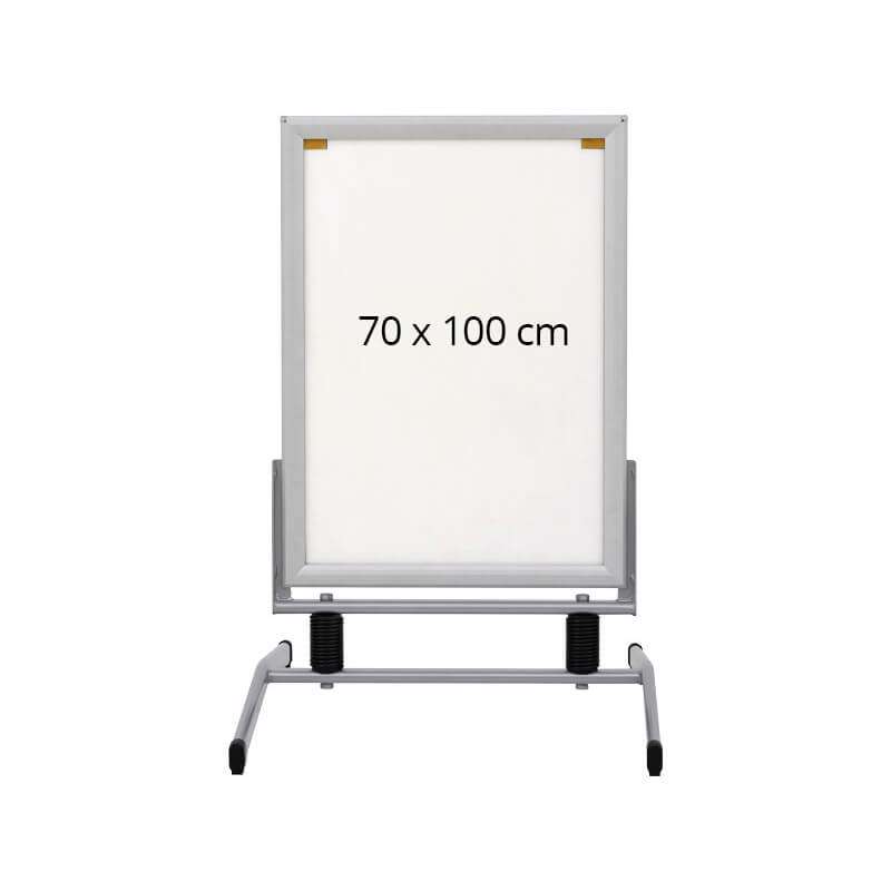 Gadeskilt Wind-Line 70x100 44mm alu