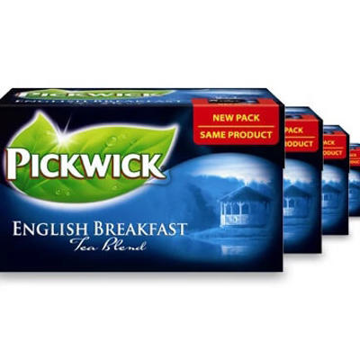 Te Pickwick English Breakfast 20breve/æsk