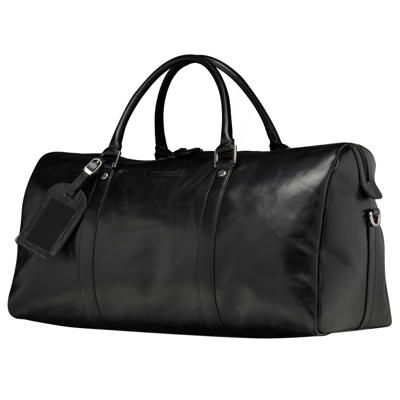 Weekender Bag Kastrup, læder sort (2nd Gen)