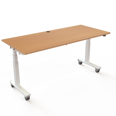 Hæve-sænkebord Flip Top ConSet 180x80 bøg/hvid