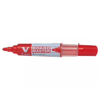 Whiteboard marker Pilot V-Board rød rund medium tip