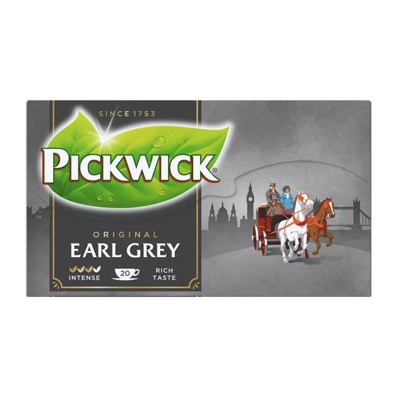 Te Pickwick Earlgrey 20breve/æsk