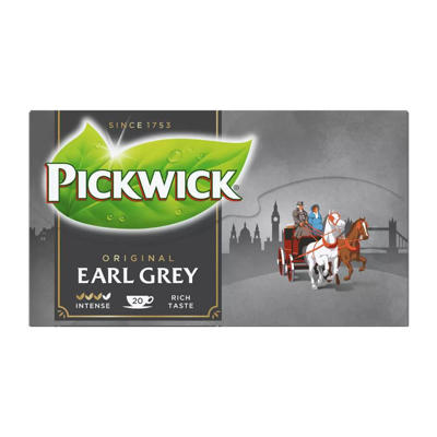 Te Pickwick Earlgrey 20breve/æsk