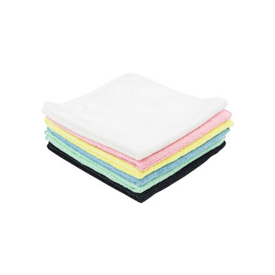 Microfiberklud 32x32cm neutral Oeko-Tex grøn / 10 stk.