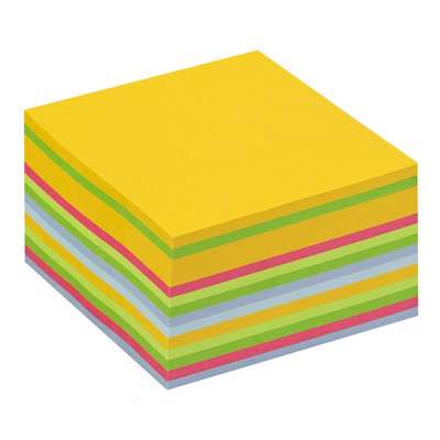 Post-it notes 2030-U 76x76mm Kubus ultra farver