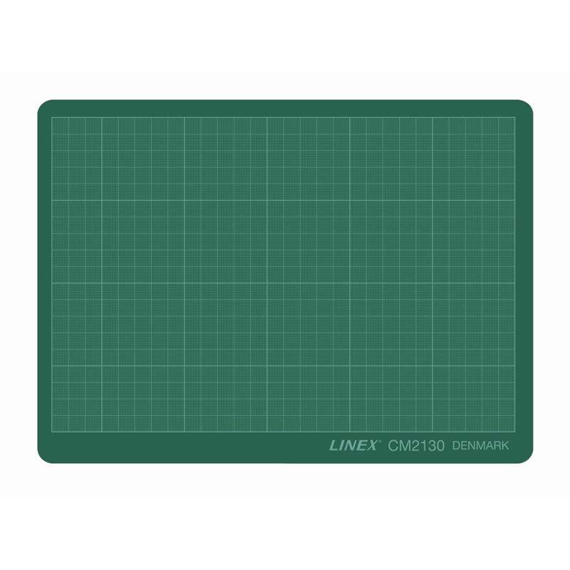 Skæreplade grøn 3mm plast 210x300mm