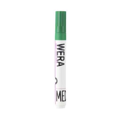 Marker WERA m/kantet spids 1-4 mm grøn