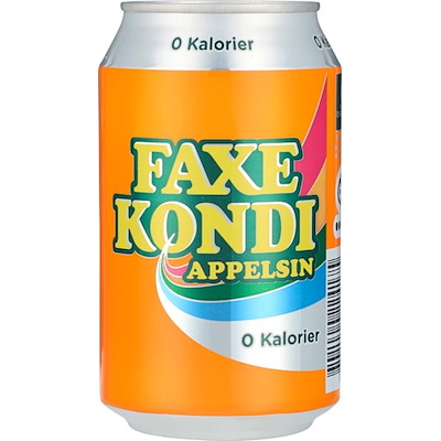 Sodavand Faxe Kondi Appelsin 0 kalorier 0,33cl/24 incl. pant