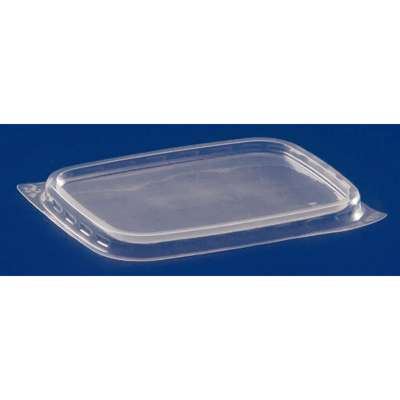 Låg plastbakke mini 65 PP klar 1000stk/kar 108x82