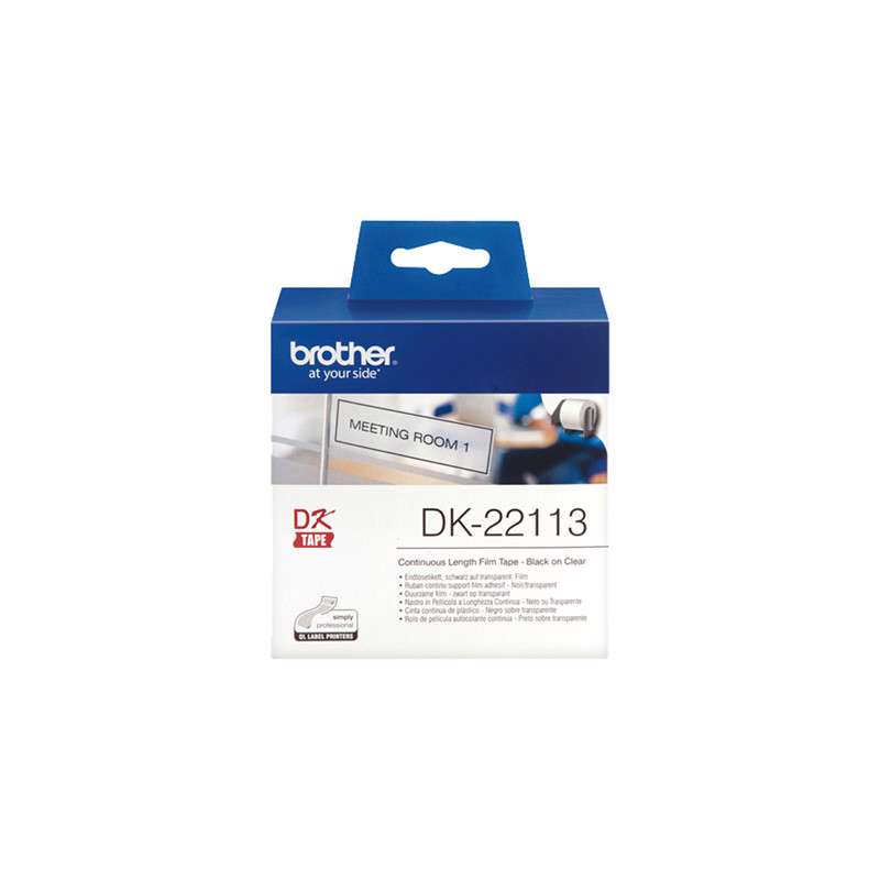 Label Brother klar DK22113 15,24mx62mm filmtape