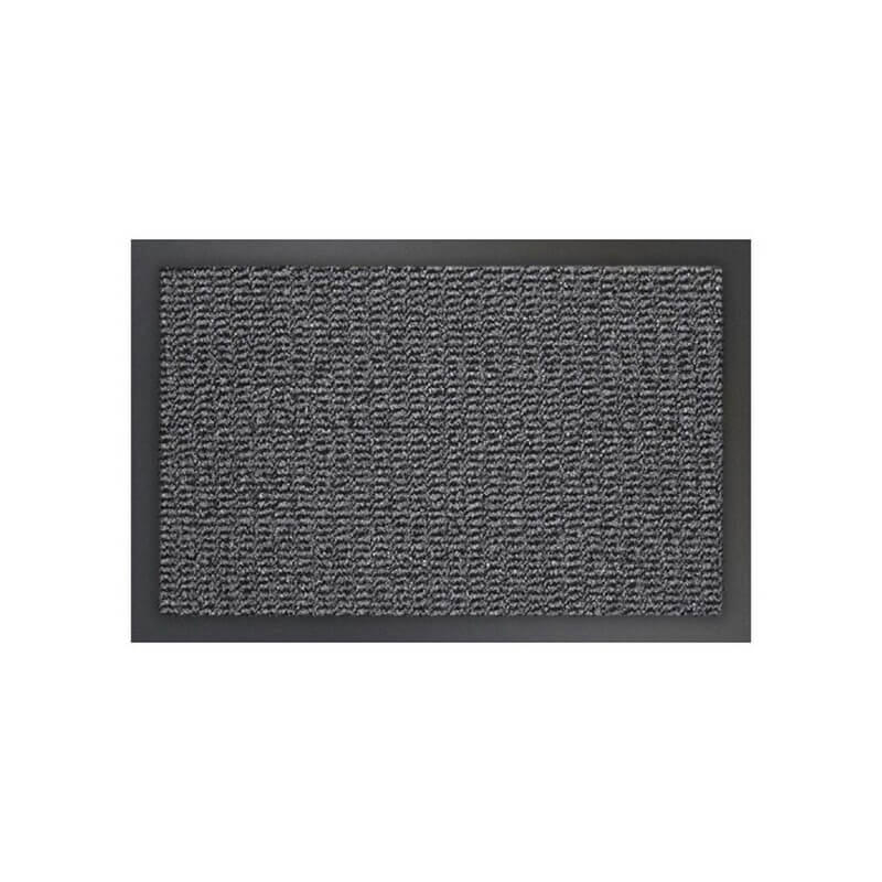 Tørremåtte Faro grå 40x60cm 7mm m/kantliste PP/vinyl