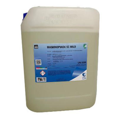 Maskinopvaskemiddel SC Mild flydende 12,5 kg Svanemærket