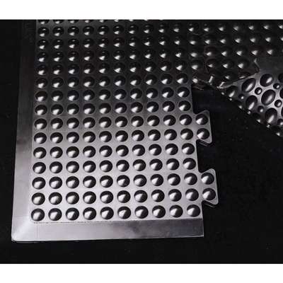 Måtte endestykke Yoga Flex 80x30cm naturgummi 13mm sort