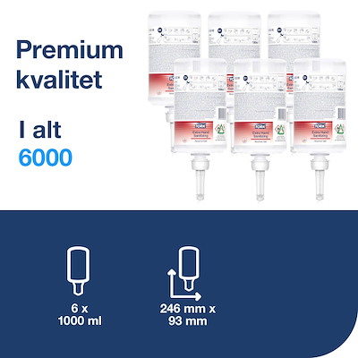 Hånddesinfektion Tork S1 alkohol Gel 420206 pk./6x1l