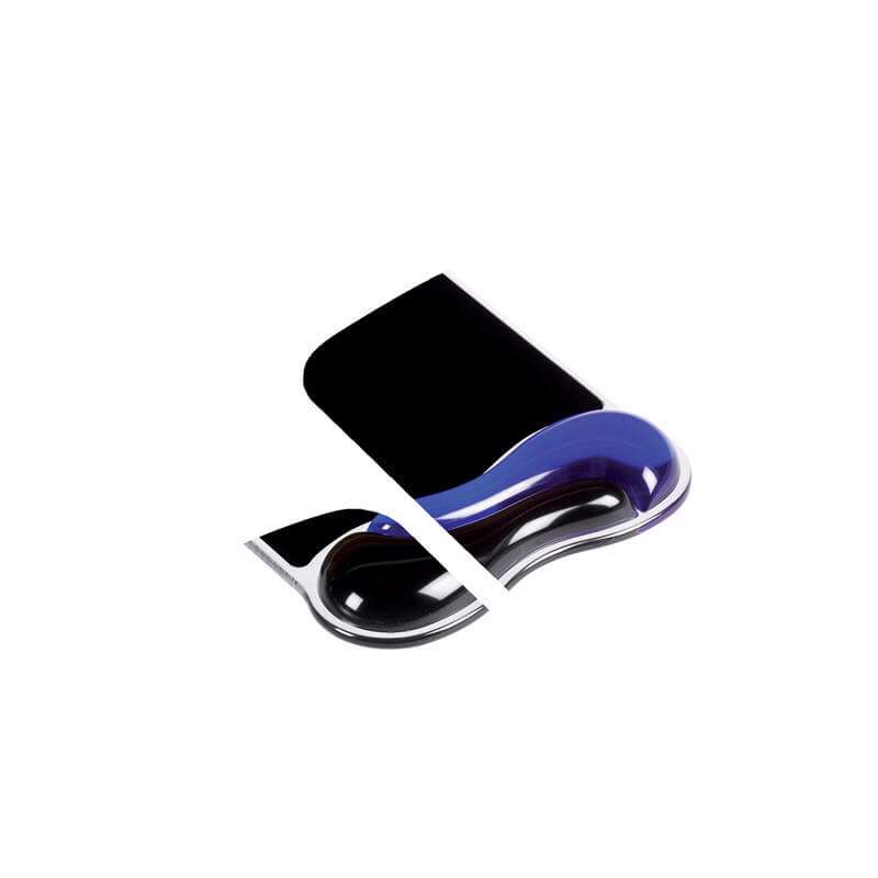 Musemåtte Kensington Duo Gel Wave Blå/smoke