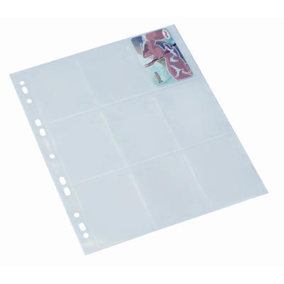 Plastlomme t/samle kort Bantex 2159-08 /10 stk.