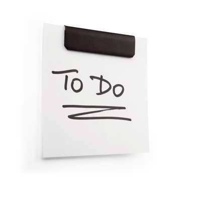 Klemme DURAFIX CLIP 60mm magnetisk selvklæb. 5 stk/pk sort