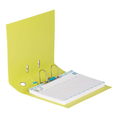 Brevordner ELBA PP A4 lime bred 1414-24