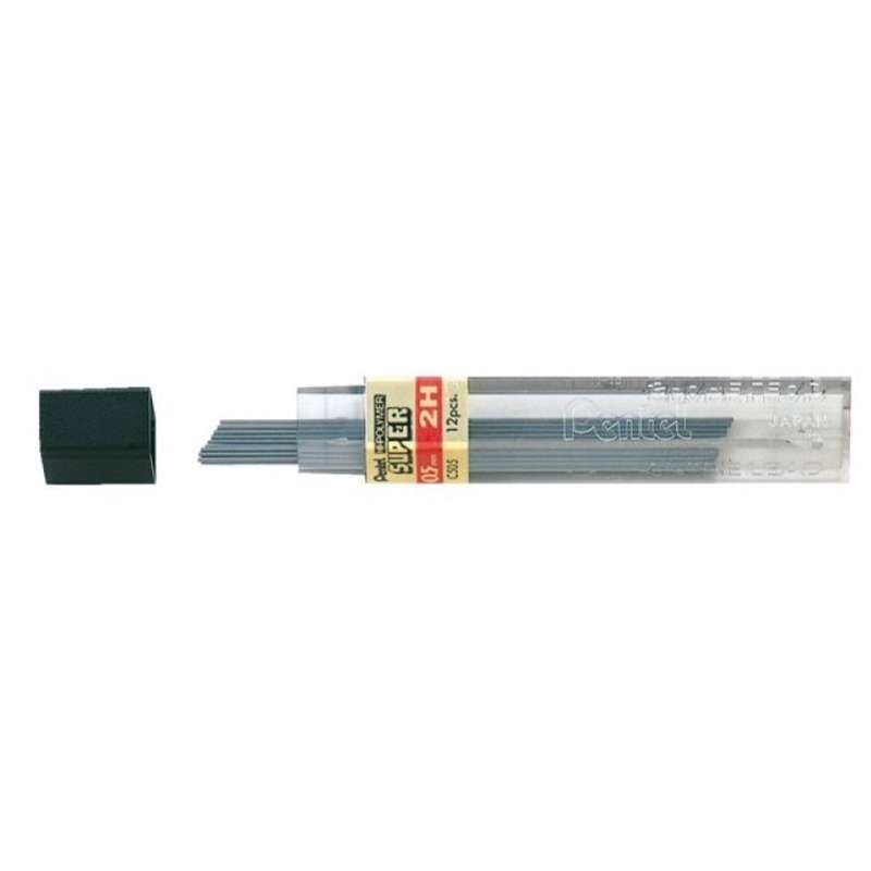 Miner Pentel 0,5mm 2H 12miner/etui 12tb/pk
