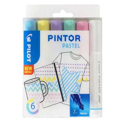 Marker Pilot Pintor Pastel Mix ass. fine 6stk/pk.
