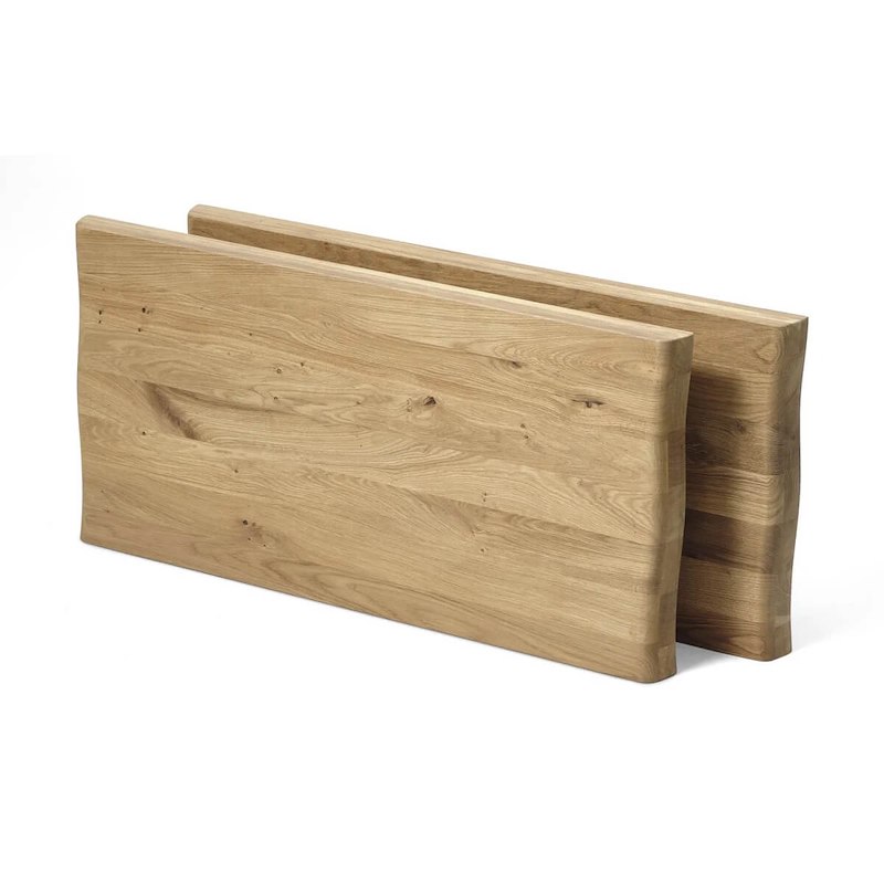 Tillægsplade konferencebord Atlantic 100x50x6cm olieret eg/2