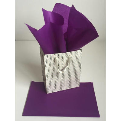 Silkepapir 48x36cm 17g lilla pk./480