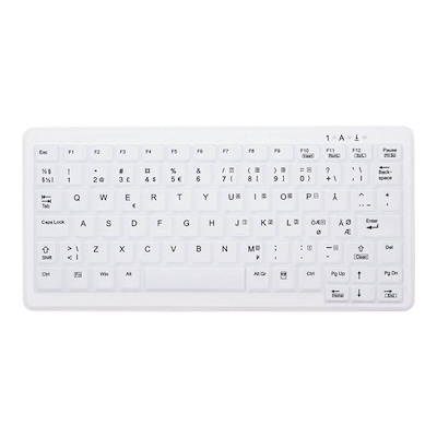 Tastatur Active AK-C4110 hygiejnisk mini wireless Nordisk