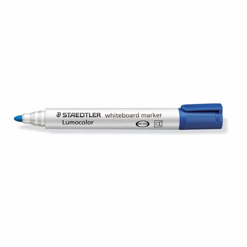 Whiteboard marker Staedtler 351 blå Lumocolor 2,0mm rund