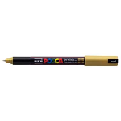 Marker Uni Posca PC-1MR, guld