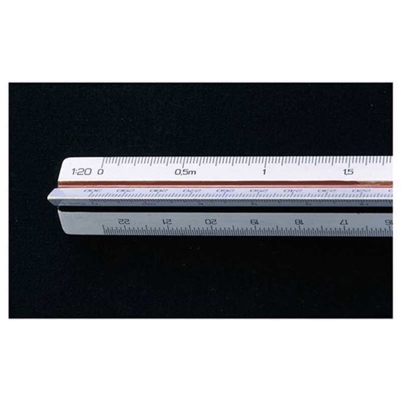 Målestok trekantet Linex 311 målestok 1:1:20:25:50:75:125