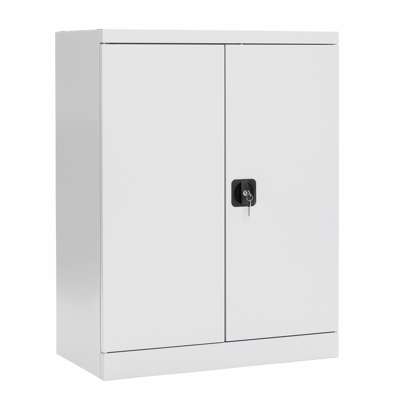 Kontorskab Sono 1000x435x1040mm stål lysgrå