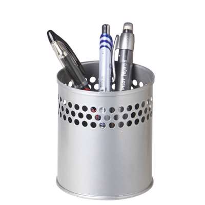 Penneholder TWIN METAL sølv