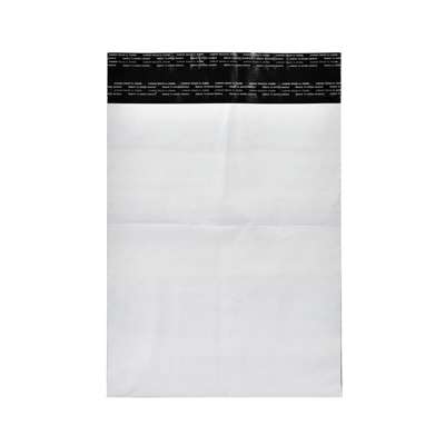 Forsendelsesposer PE hvid 340x420mm 100stk/pak returluk