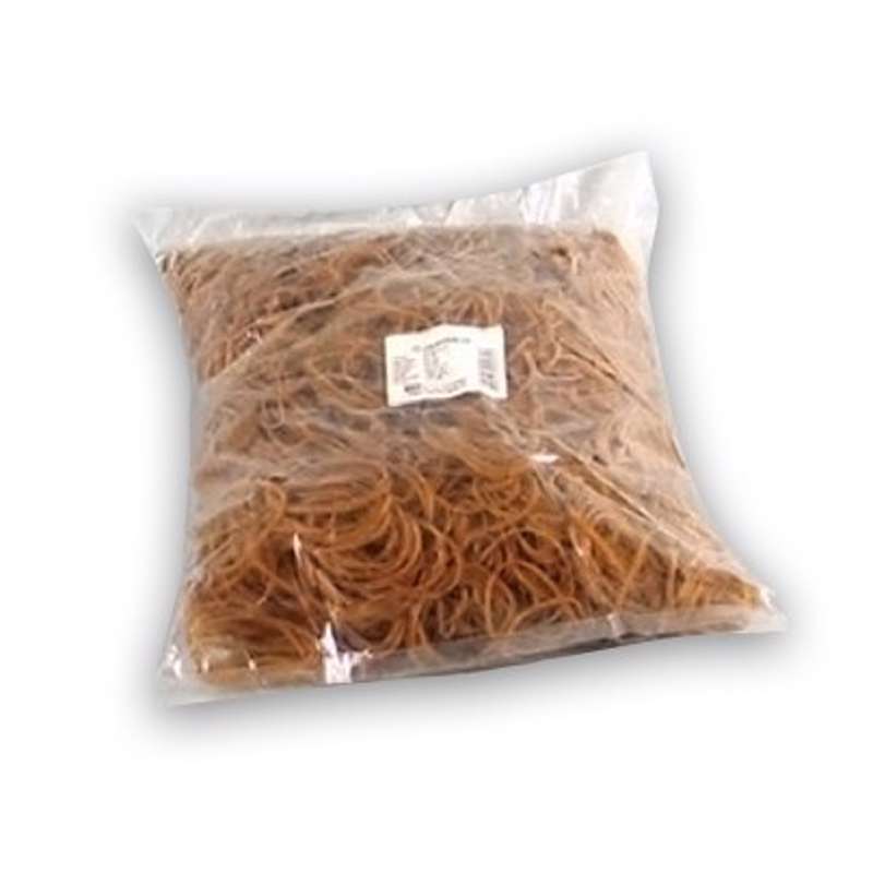 Gummibånd nr 20 brun 1,7x100mm 1kg/pk