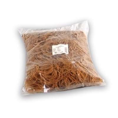 Gummibånd nr 20 brun 1,7x100mm 1kg/pk